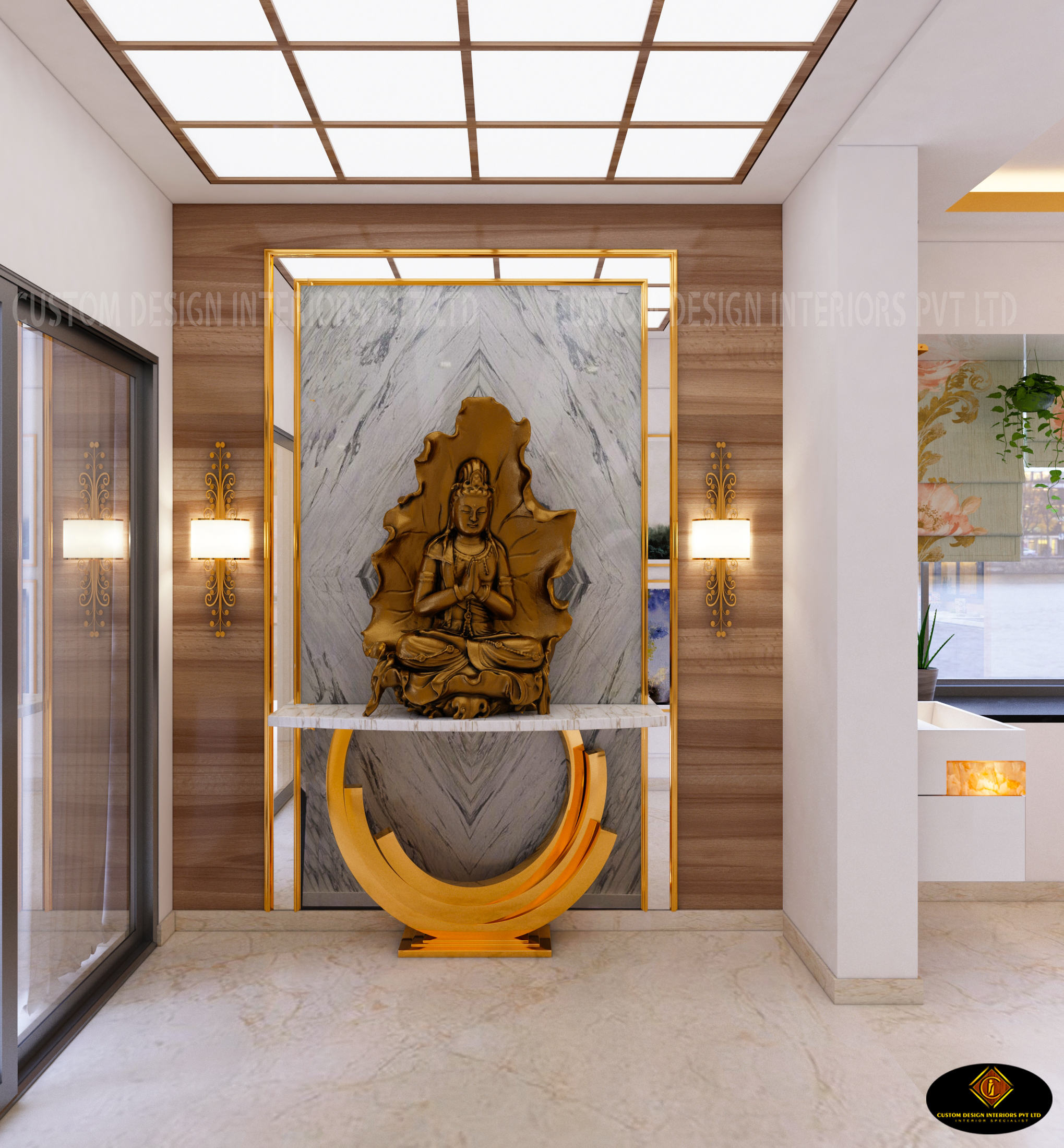 beautiful foyer design for entrance