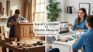 Read more about the article Local Carpenter vs Interior Designer: What’s the Right Choice?