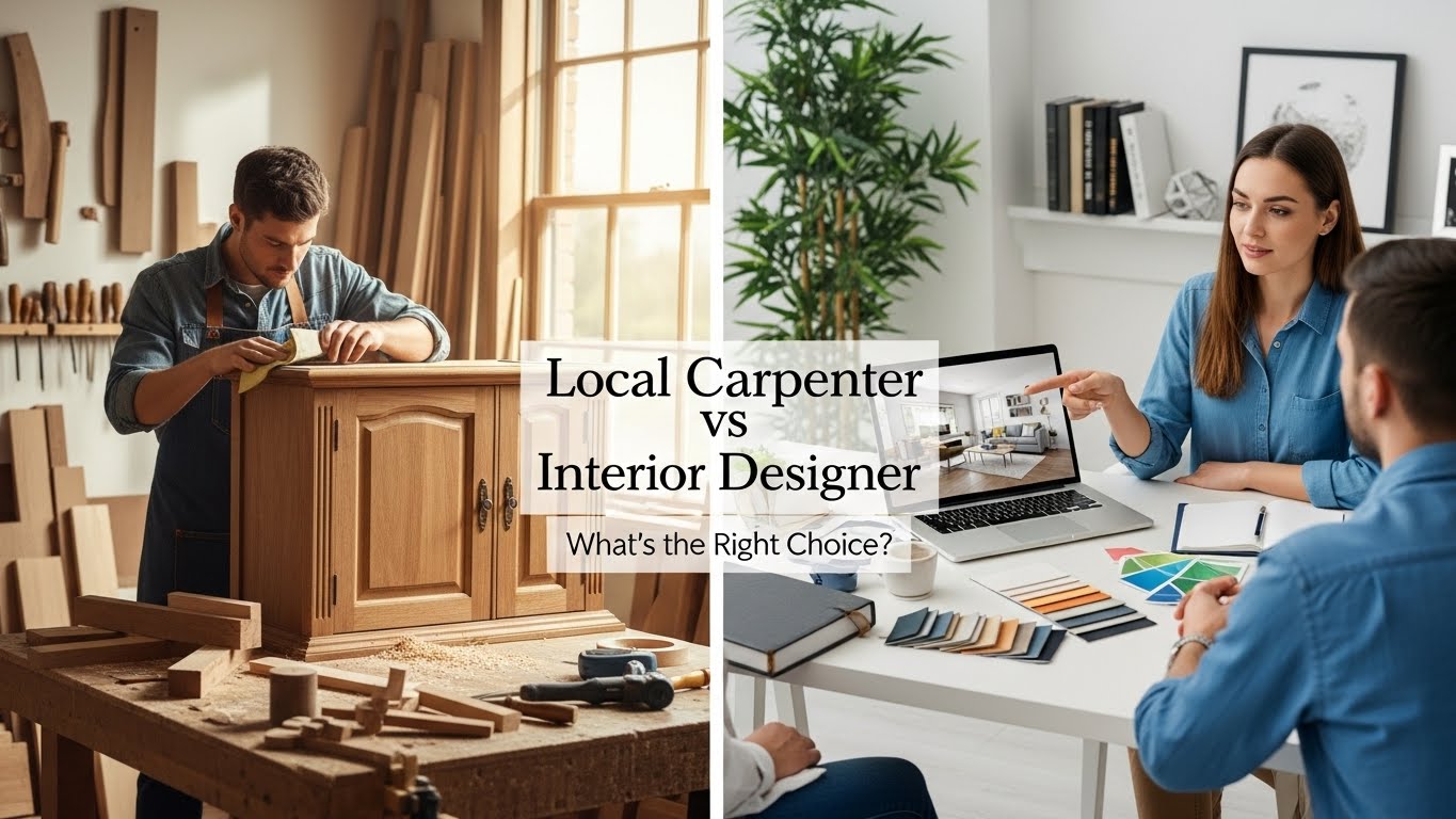 You are currently viewing Local Carpenter vs Interior Designer: What’s the Right Choice?