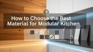 Read more about the article How to Choose the Best Material for Modular Kitchen (Without Paying More Than You Need)