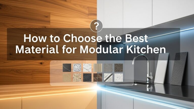 how to choose the best material for modular kitchen (target)