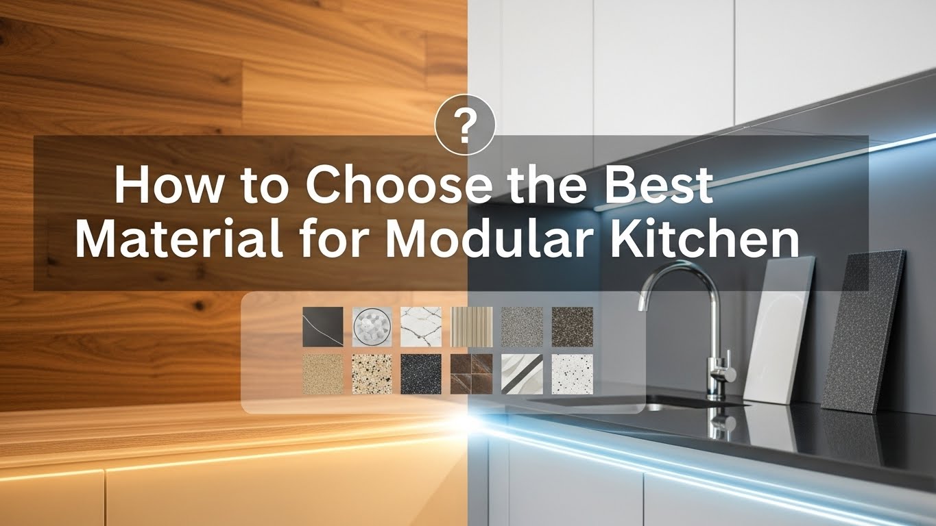 You are currently viewing How to Choose the Best Material for Modular Kitchen (Without Paying More Than You Need)